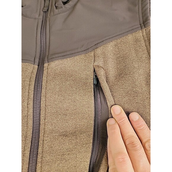 Exofficio Vest Mens L Brown Full Zip Pockets Wool Blend Outdoor Hiking Dad EUC - Picture 5 of 14